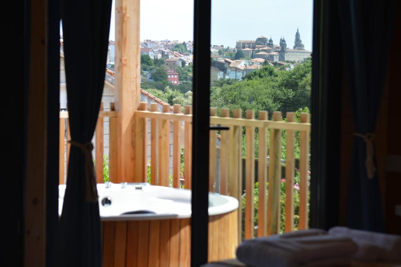 Cabanas Compostela - Cabana La Catedral Con Banera De Hidromasaje 산티아고데콤포스텔라 외부 사진
